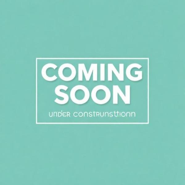 coming soon under construction website sign